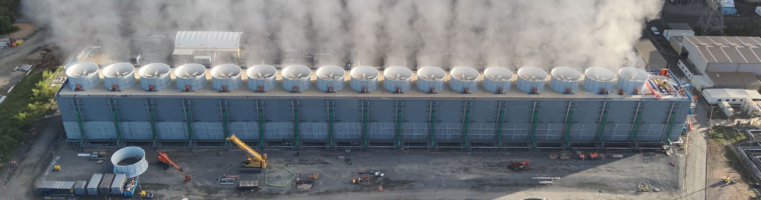Callide C3 cooling tower works