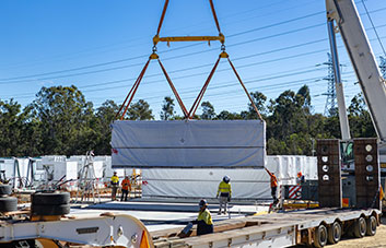 Greenbank Battery construction achieves a powerful milestone