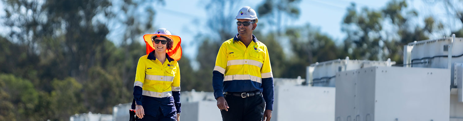 Employees at Greenbank Battery